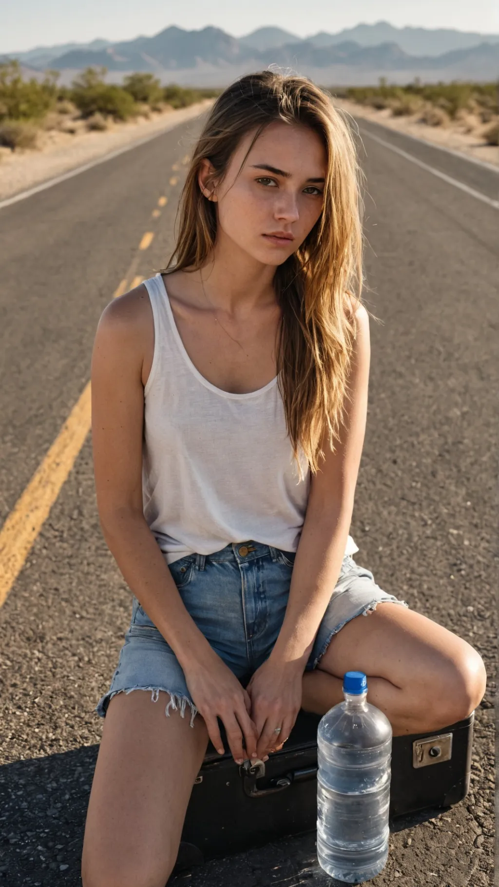 ai character: Mia Hart. background