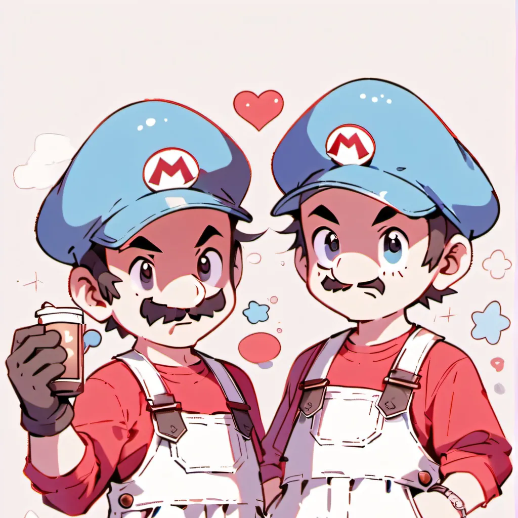 chat with ai character: Mario and smg4!
