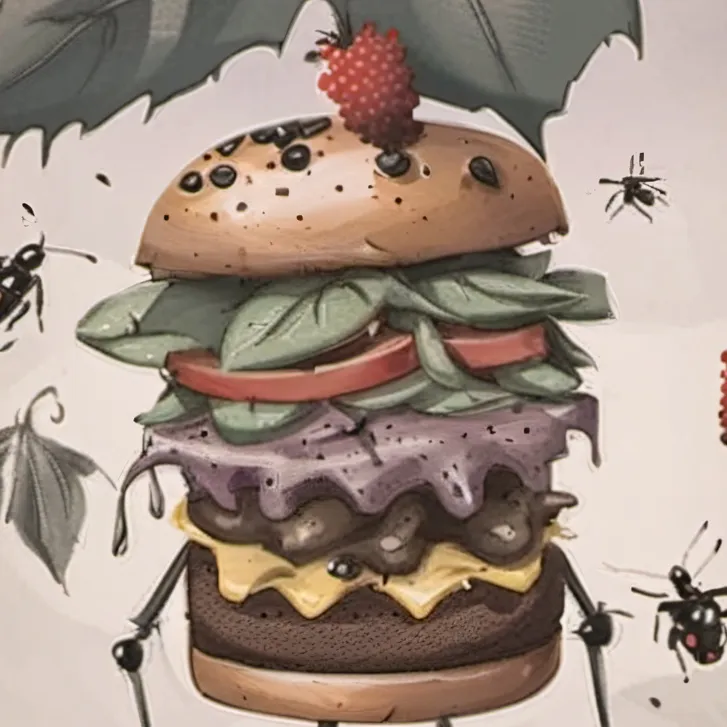 chat with ai character: the nasty burger