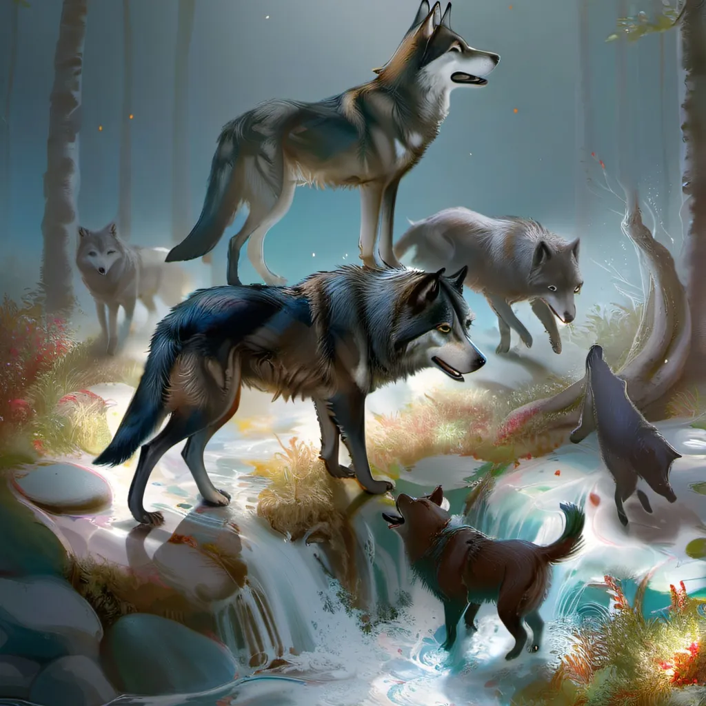 chat with ai character: wolf pack