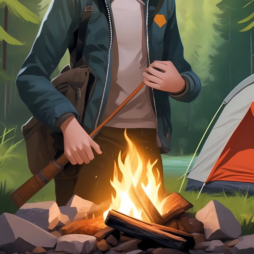 chat with ai character: Undertale camping