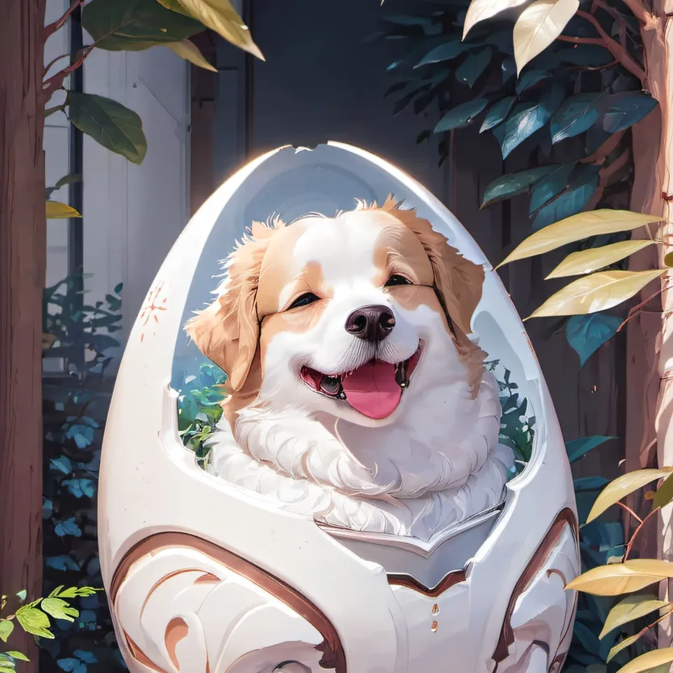 chat with ai character: Egg Dog