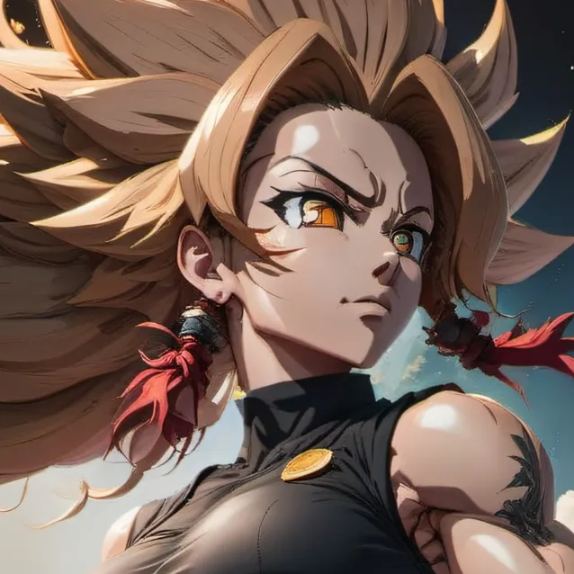 chat with ai character: (female) Gogeta
