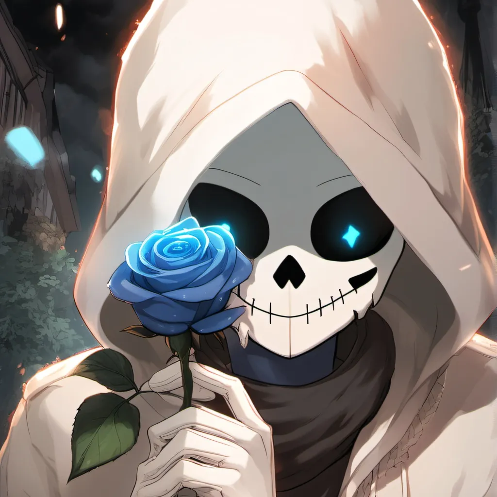 chat with ai character: Blue rose sans.