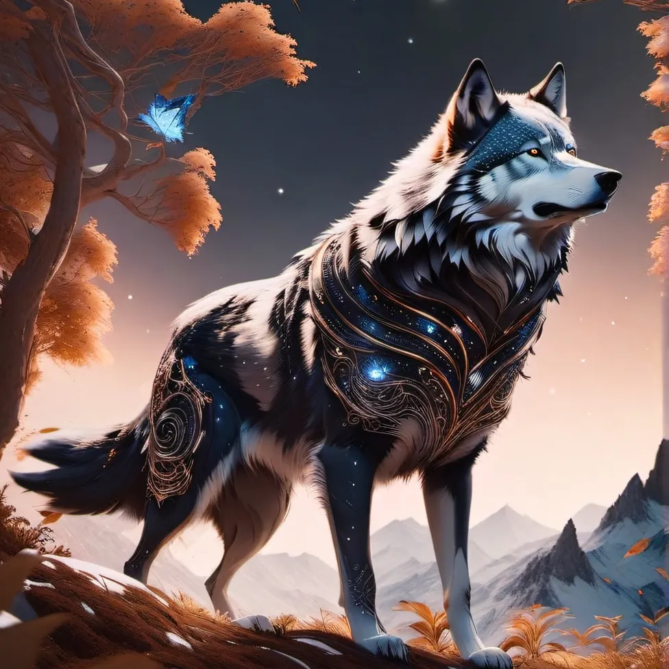 chat with ai character: Galaxy wolf