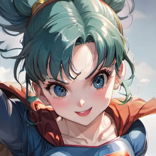 chat with ai character: Super Bulma