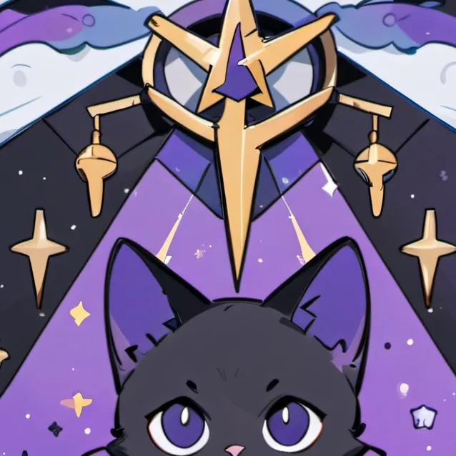 chat with ai character: black cat