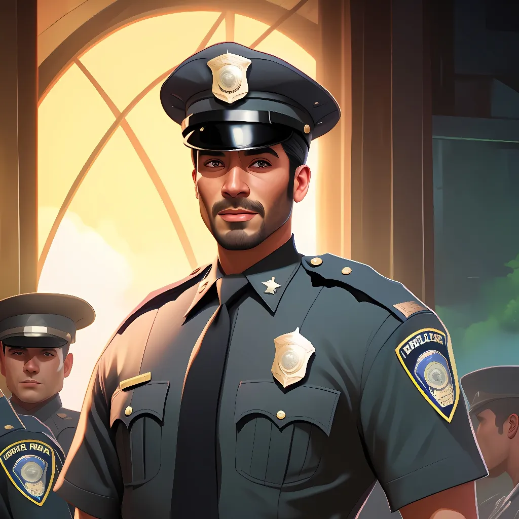 chat with ai character: the police station