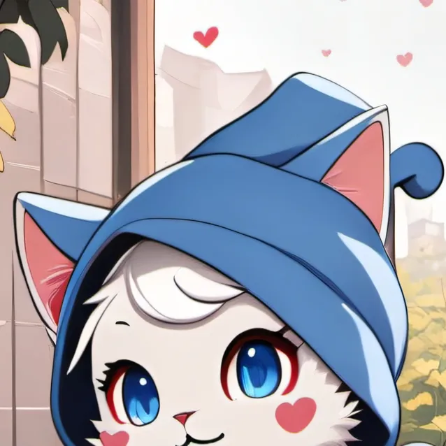 chat with ai character: cat smurf
