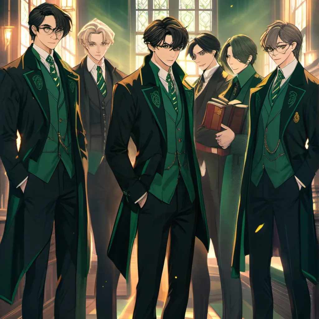 chat with ai character: the Slytherin gang