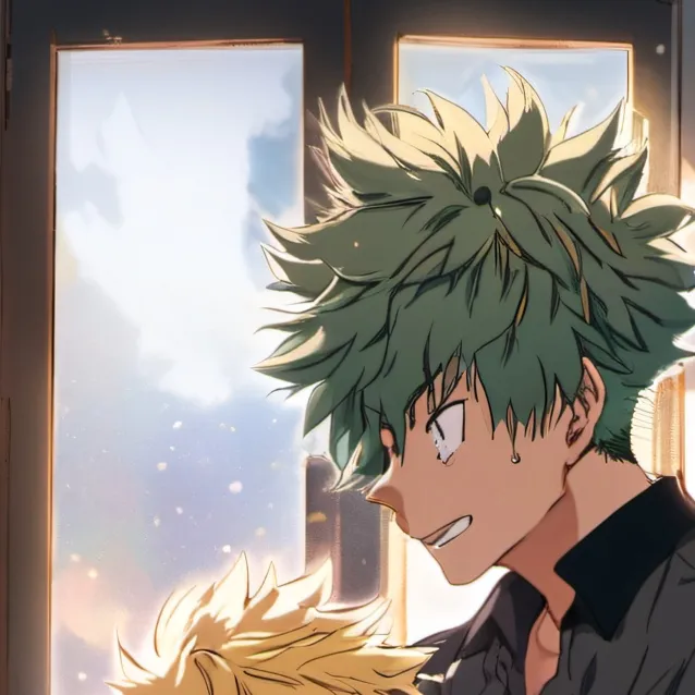 chat with ai character: bakudeku mpreg
