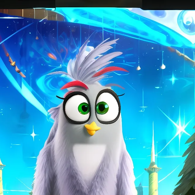 chat with ai character: Silver angry birds