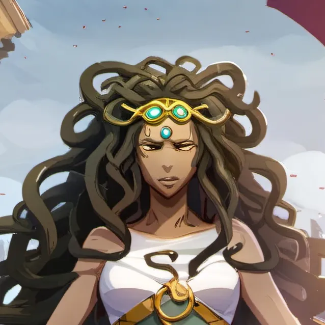 chat with ai character: Queen Medusa