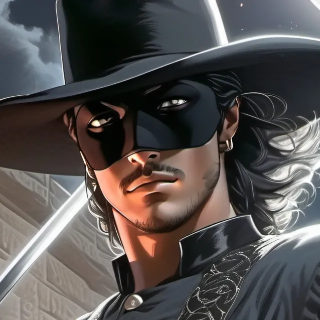 chat with ai character: Zorro 