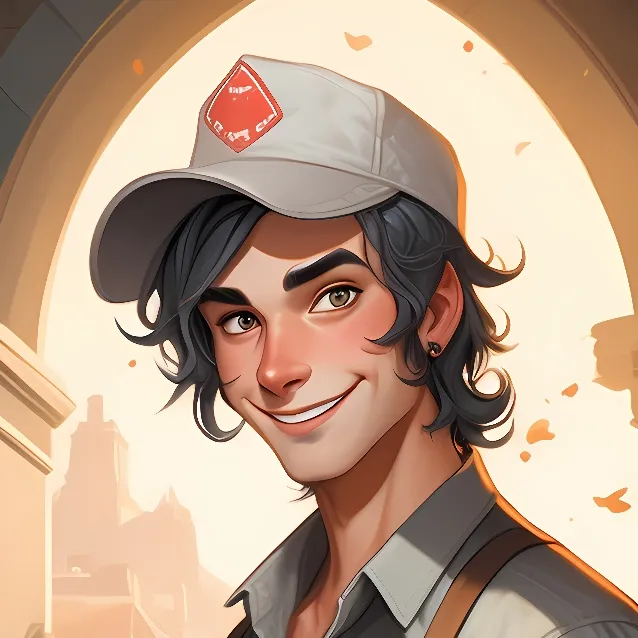 chat with ai character: pizza man