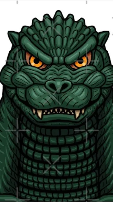 ai character: GODZILLA (Heisei)  background