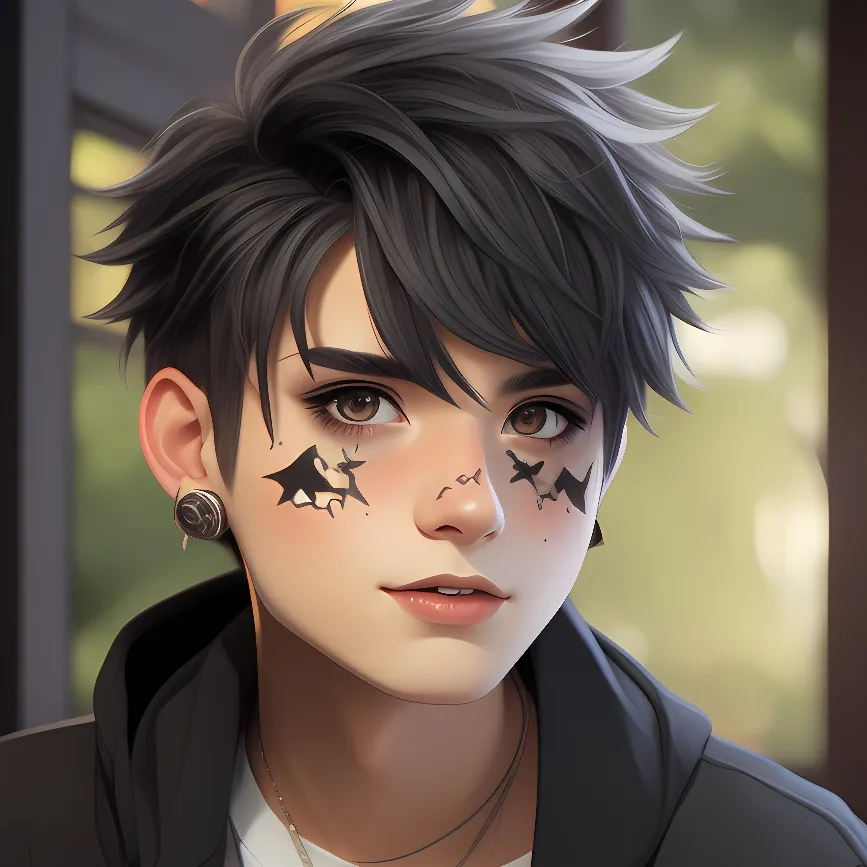 chat with ai character: gacha emo boy