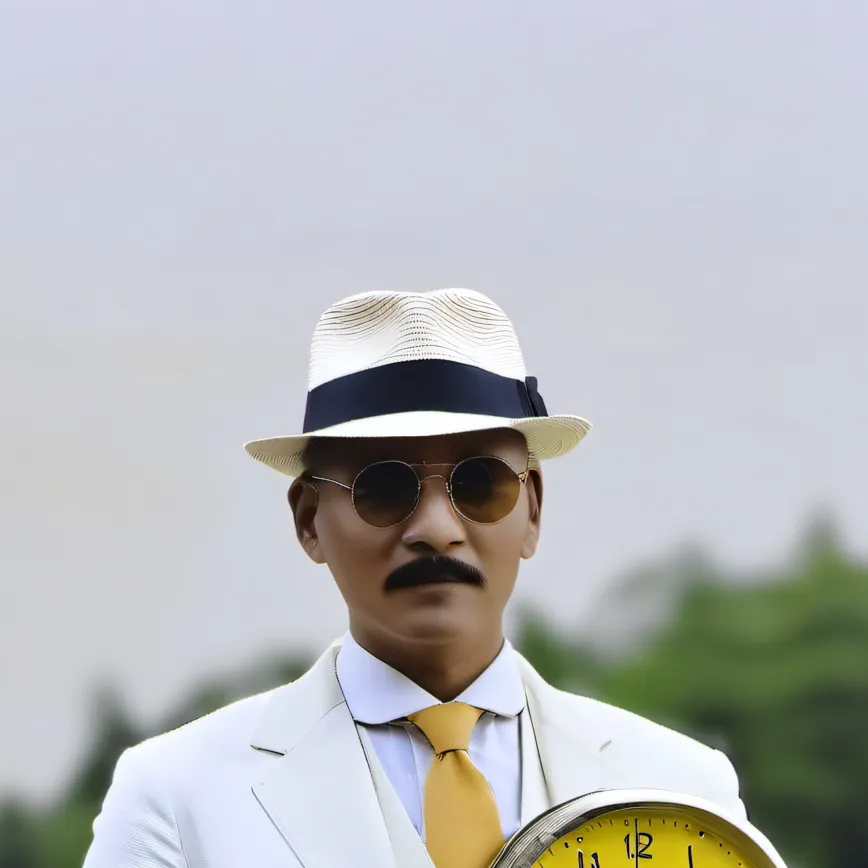 chat with ai character: elite clockman