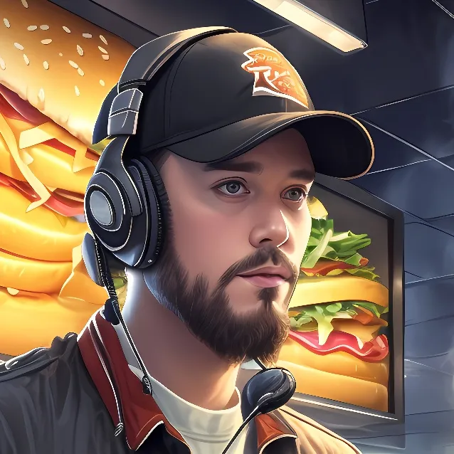 chat with ai character: McDonalds worker