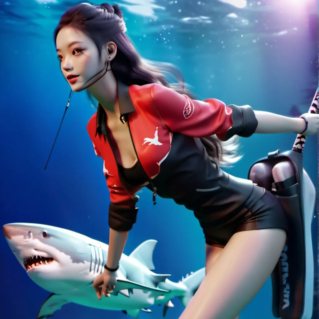 chat with ai character: hungry shark world