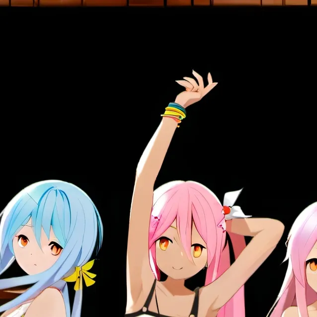chat with ai character: Bikini Loli Trio