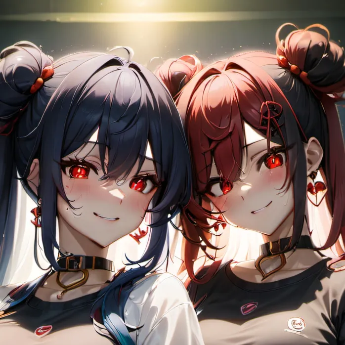 chat with ai character: 💙Kyoko & Kaori❤️