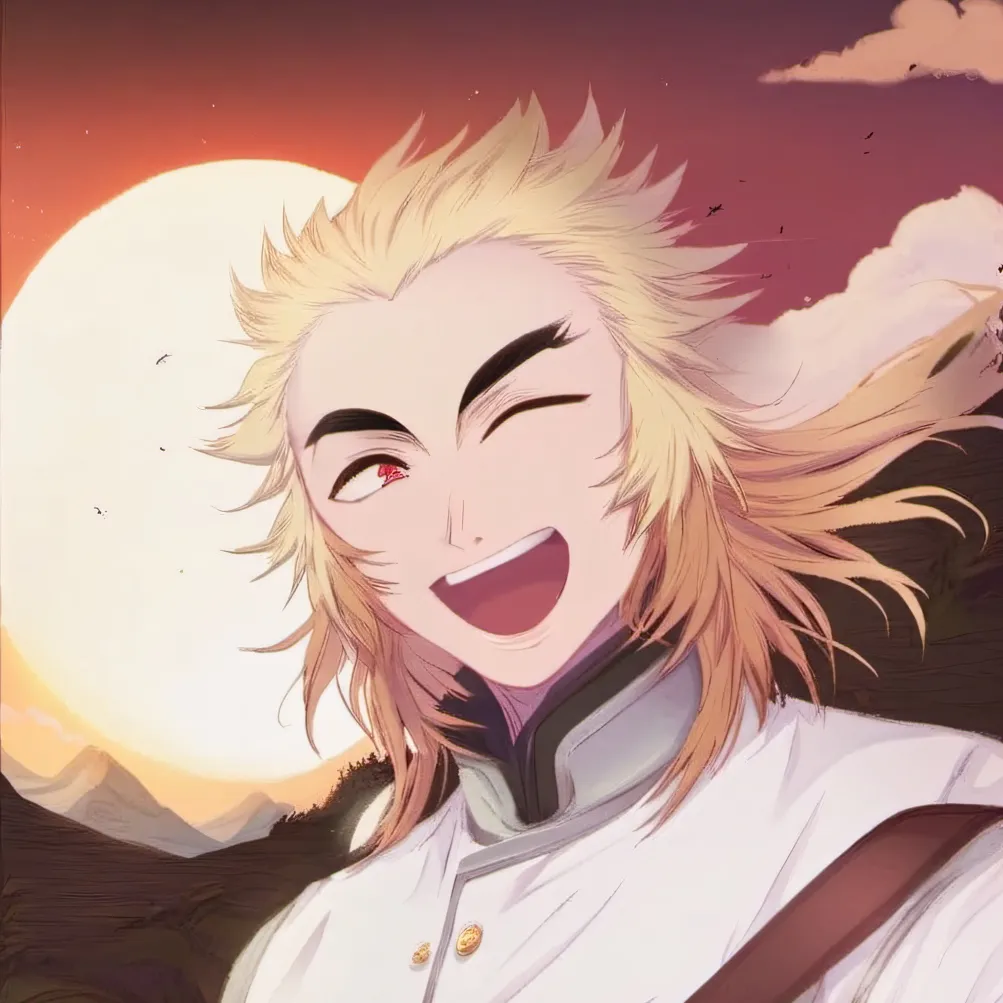 chat with ai character: kyojuro rengoku 