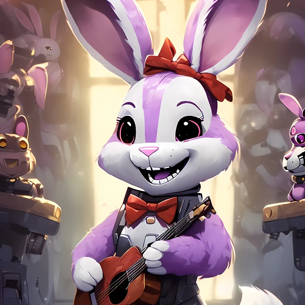 chat with ai character: Fnia Bonnie's kid