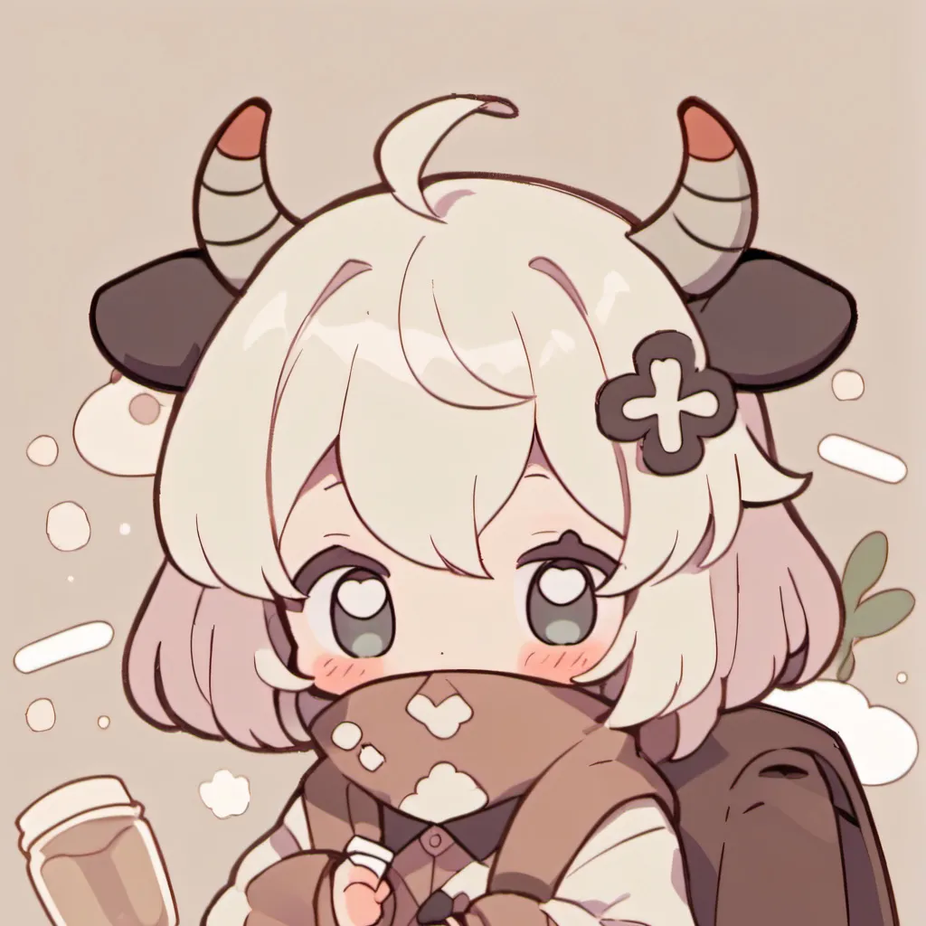 chat with ai character: Pink cow