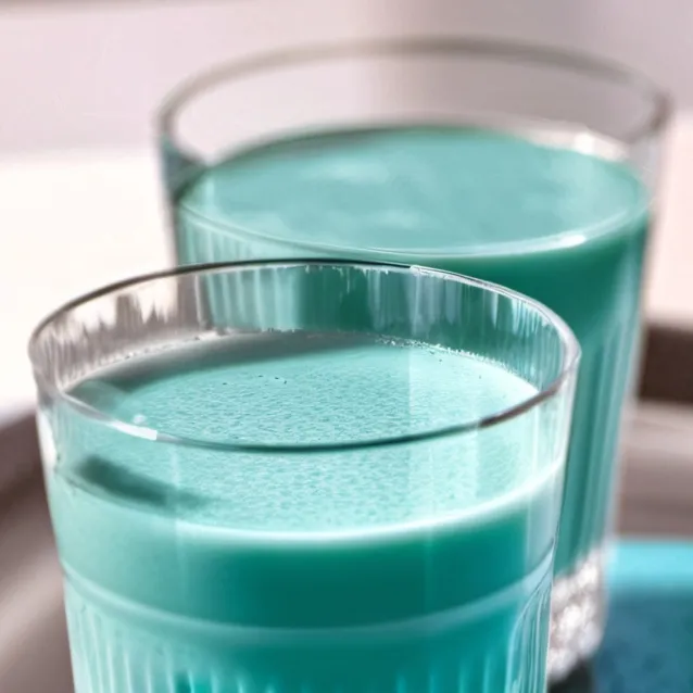 chat with ai character: Blue milk