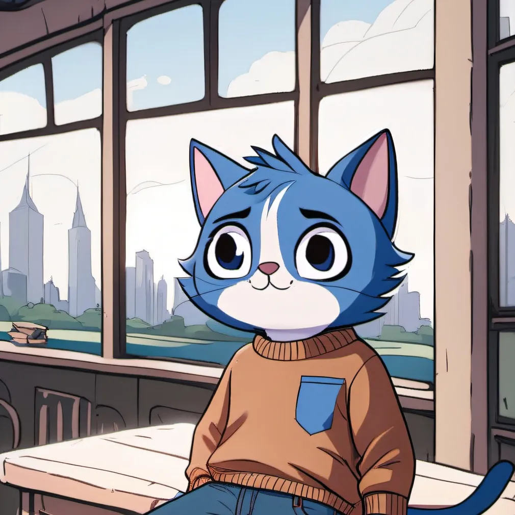 chat with ai character: Gumball