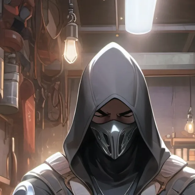 chat with ai character: mysteriou mask man