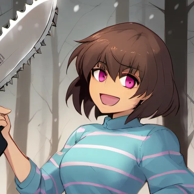 chat with ai character: storyshift frisk