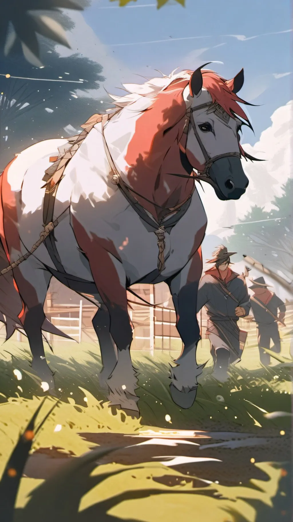 ai character: Farm life background