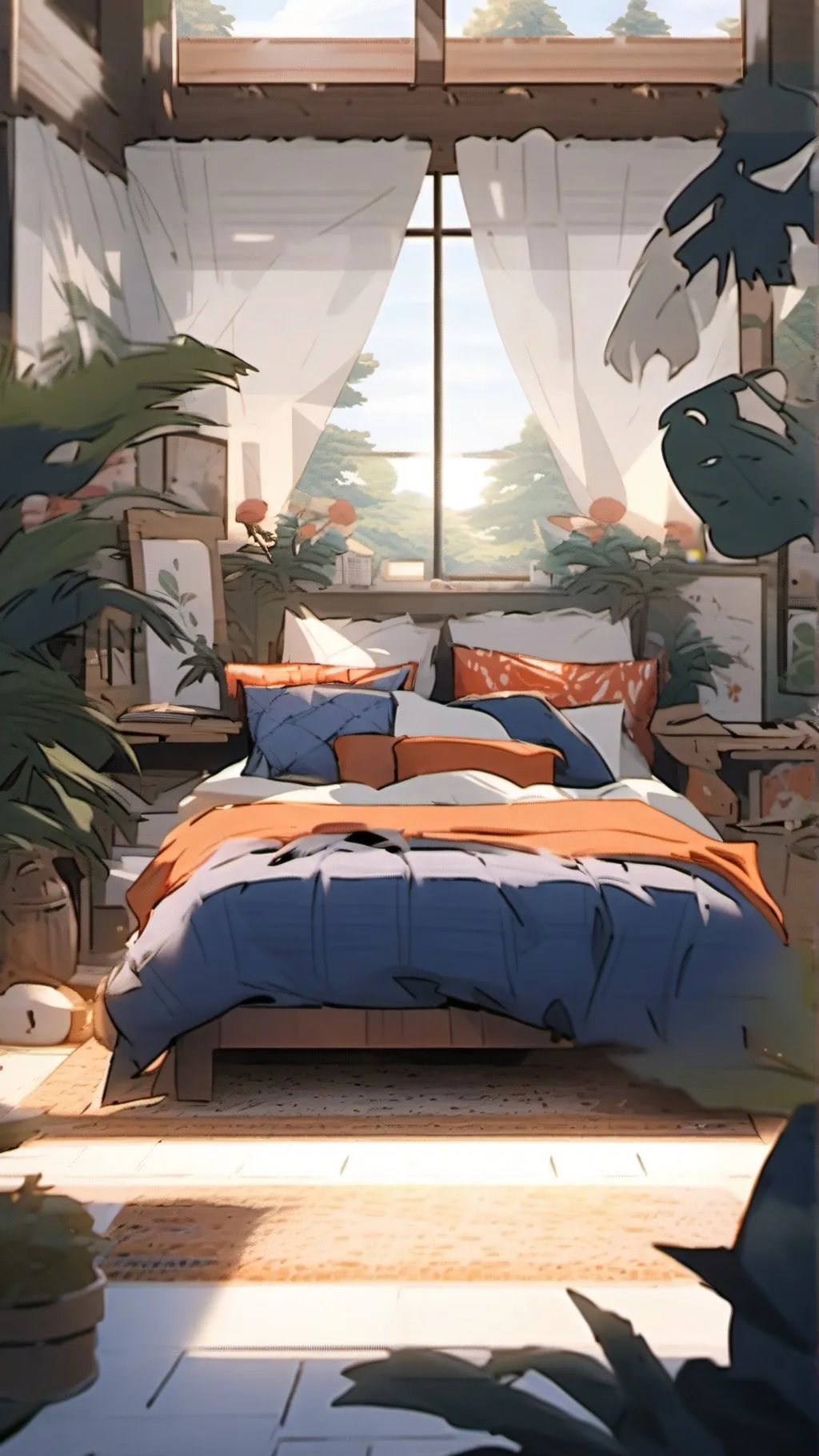 ai character: Relaxing! background