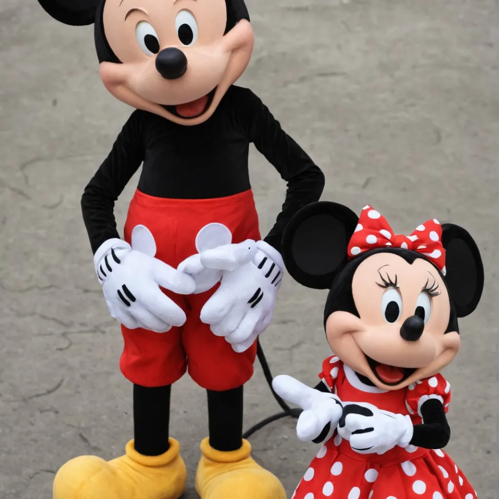 chat with ai character: Minnie and  Mickey