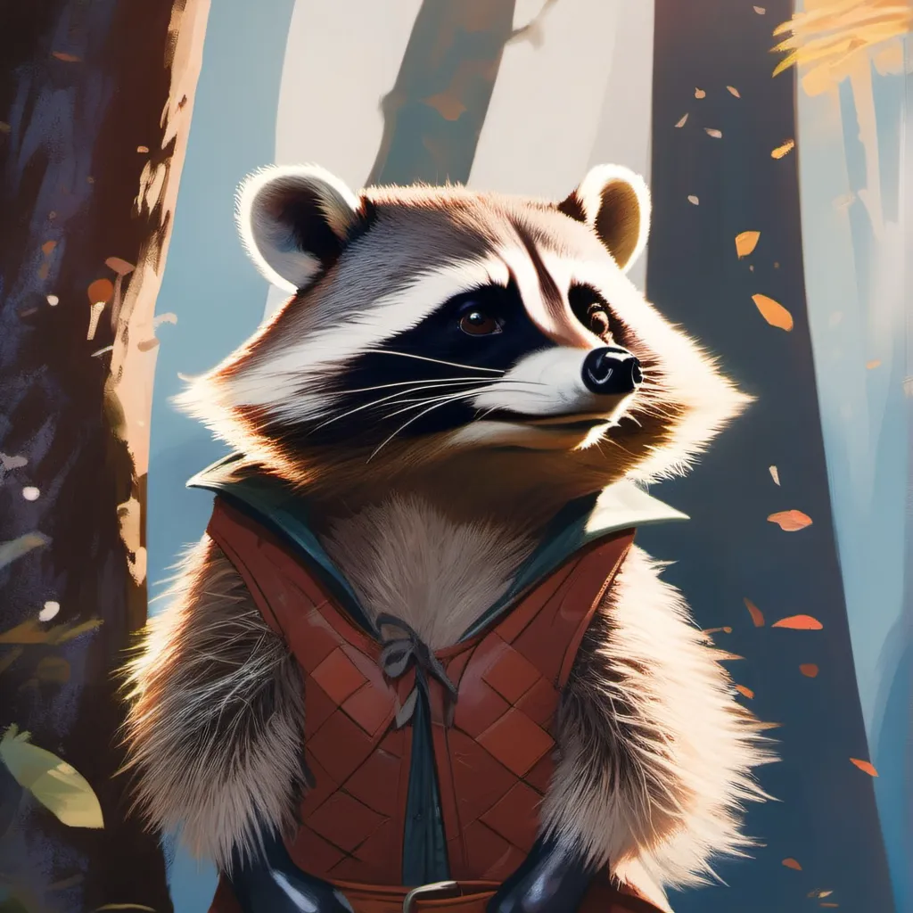 chat with ai character: Luna Raccoon