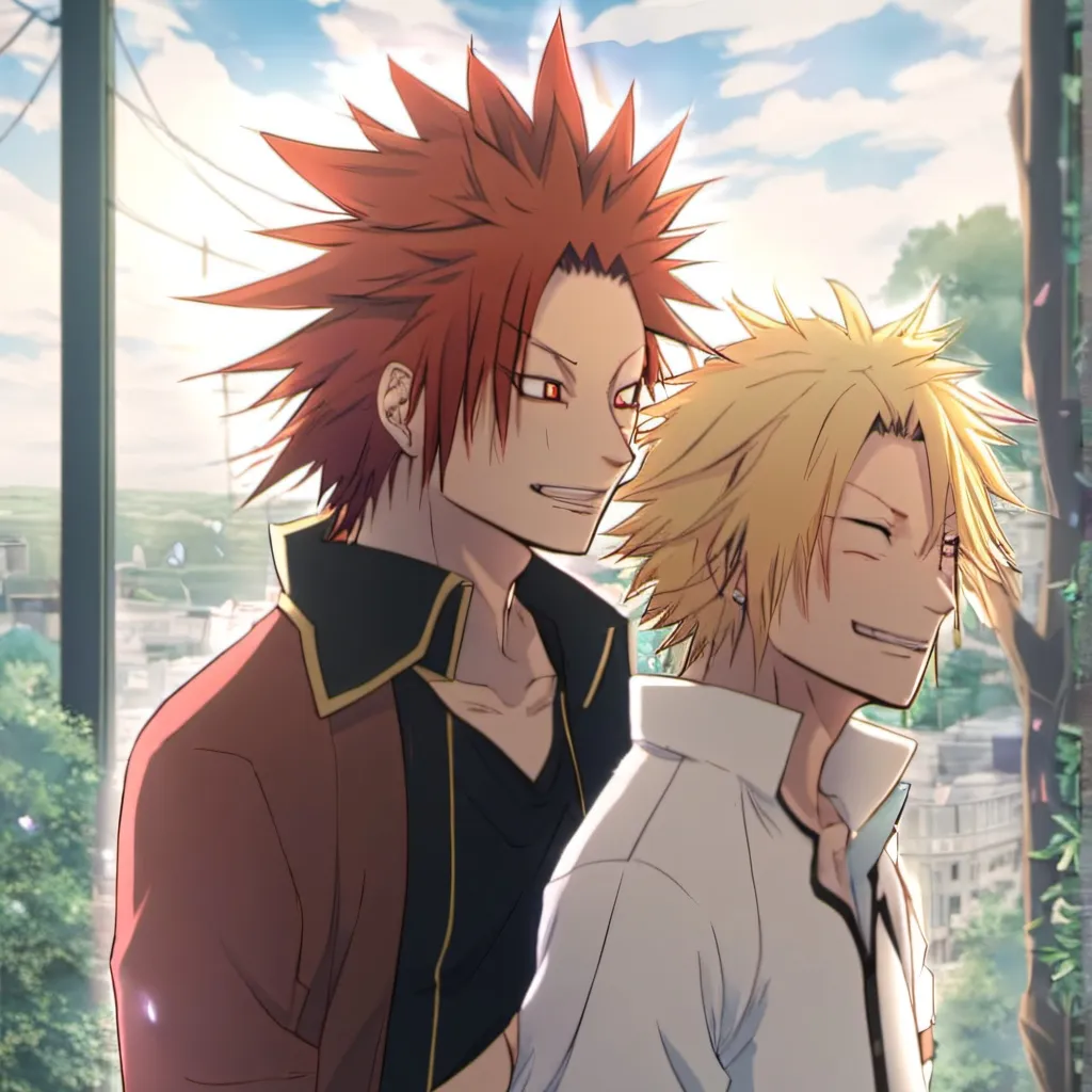 chat with ai character: Kirishima x Denki 