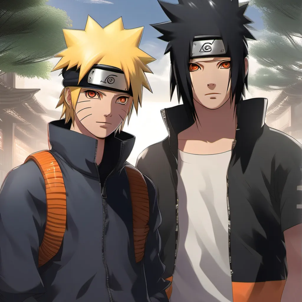 chat with ai character: sasuke and naruto