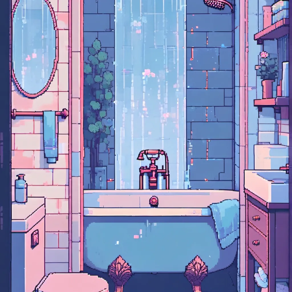 chat with ai character: The shower 