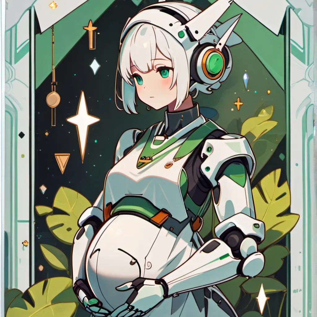 chat with ai character: Pregnant Robot