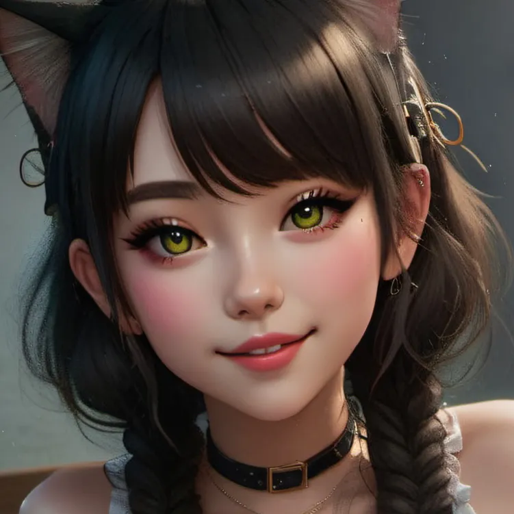chat with ai character: Cutie cat girl uwu