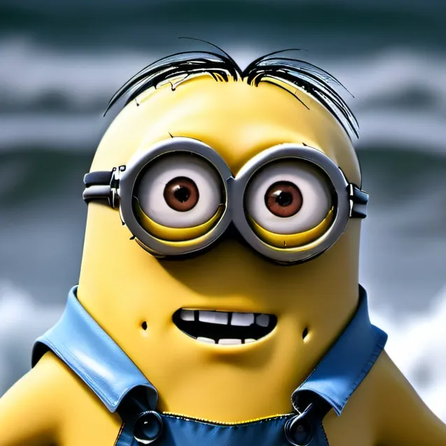 chat with ai character: beach minion