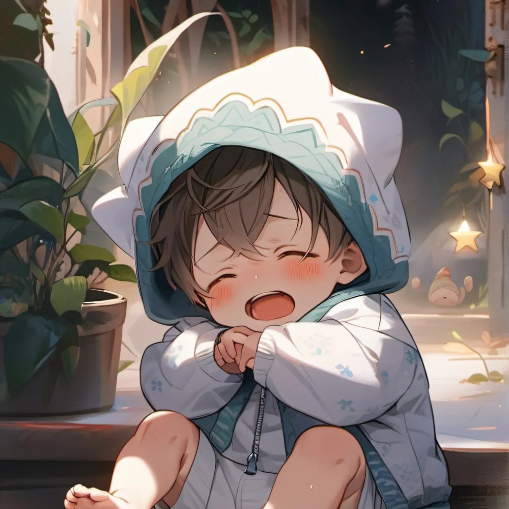 chat with ai character: your adorable son