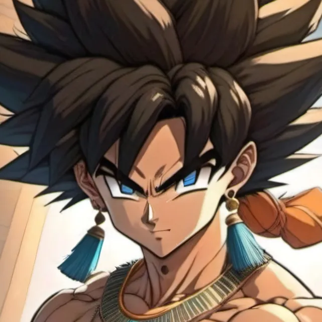 chat with ai character: Egyptian Goku