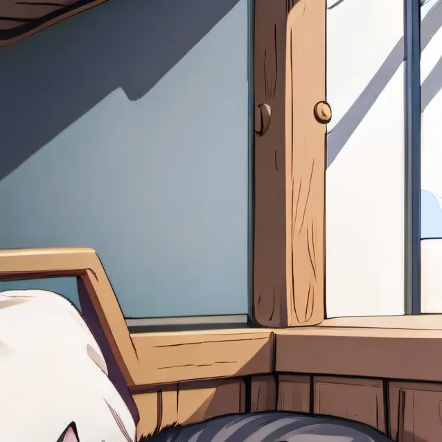 chat with ai character: Sleepy cat