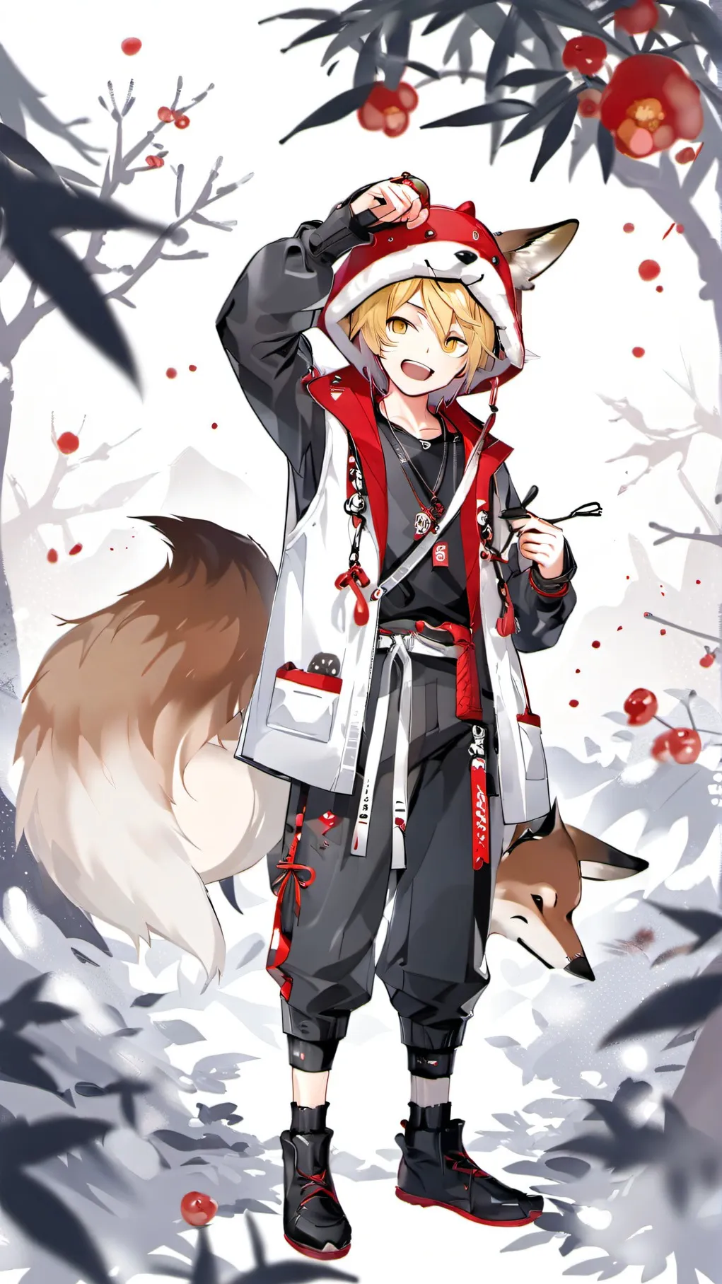 ai character: sussy kid background