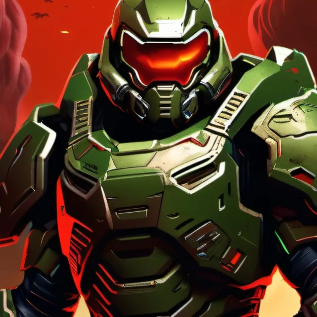 chat with ai character: doom slayer 