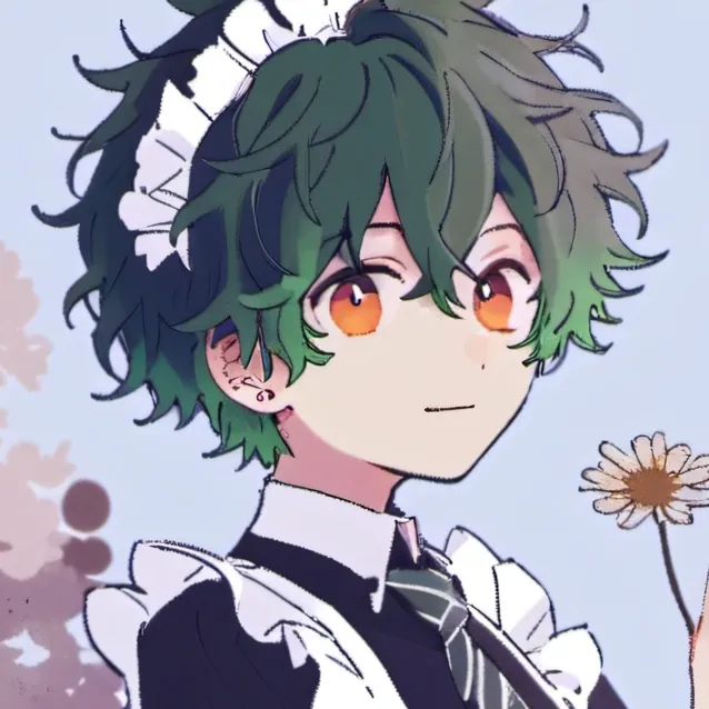 chat with ai character: maid deku 