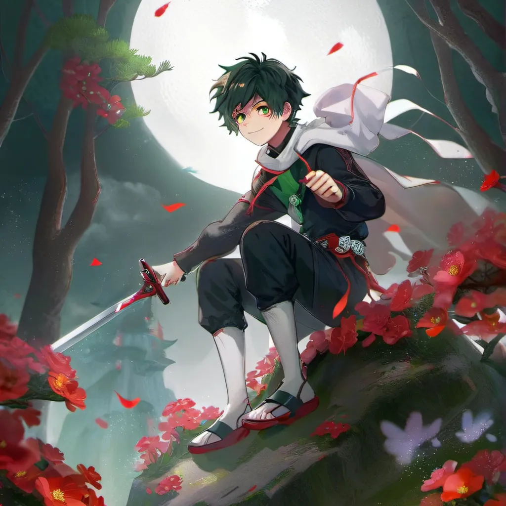 chat with ai character: vilan deku 